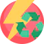 Energy saving icon 64x64