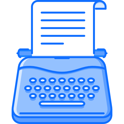 Typewriter icon