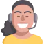 Call center agent icon 64x64