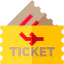 Plane tickets Ikona 64x64