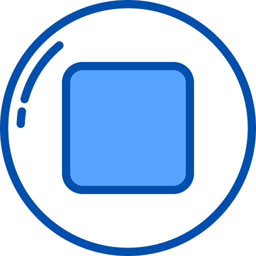 Stop button biểu tượng