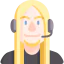 Call center agent icon 64x64