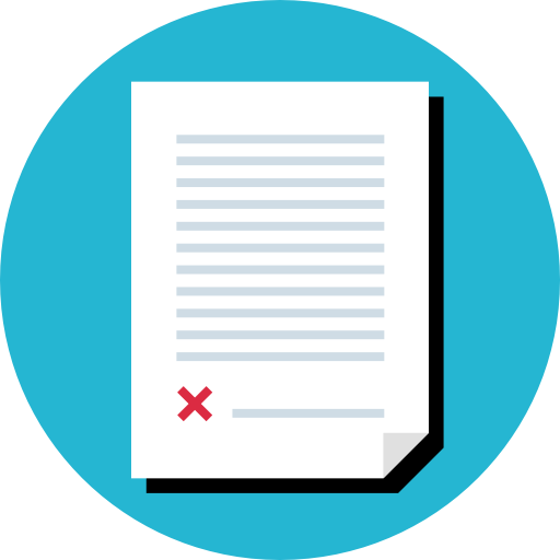 Contract icon