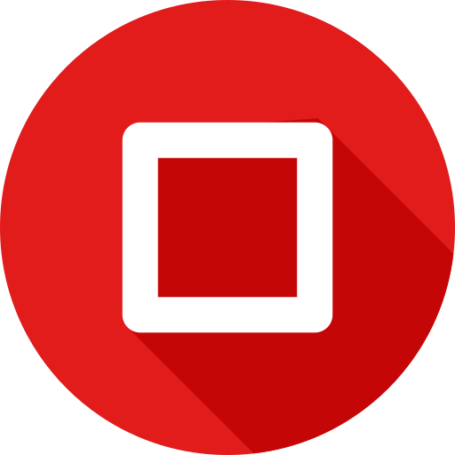 Square button icon