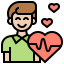 Heart rate icon 64x64