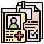 Medical history icon 64x64