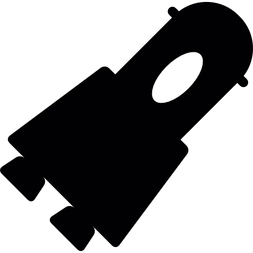 Space rocket icon
