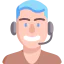 Call center agent icon 64x64
