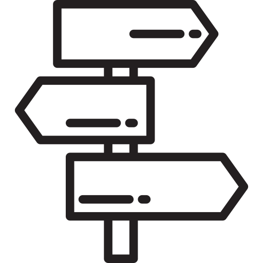 Signpost icon