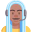 Call center agent icon 64x64