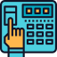 Fingerprint scan icon 64x64