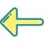 Left arrow アイコン 64x64