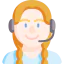 Call center agent icon 64x64