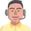 Call center agent icon 64x64