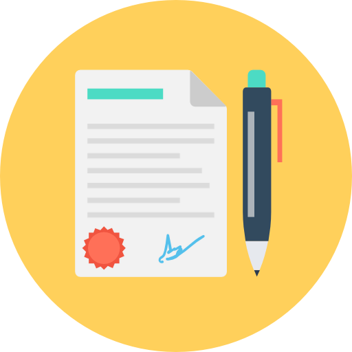 Contract icon