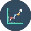 Line chart biểu tượng 64x64