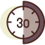 30 minutes アイコン 64x64