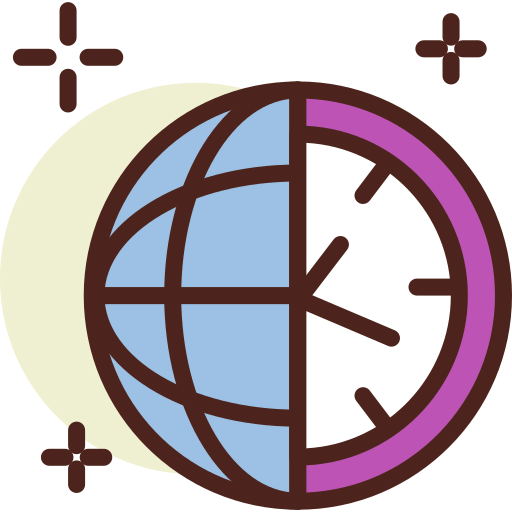 Time zone icon