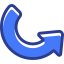 Curve arrow icon 64x64