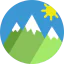 Mountains icon 64x64