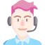 Call center agent icon 64x64