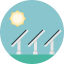 Solar panels icon 64x64