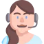 Call center agent icon 64x64