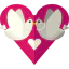Love birds Symbol 64x64
