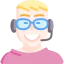 Call center agent icon 64x64