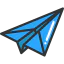 Paper plane アイコン 64x64