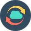 Cloud computing icon 64x64