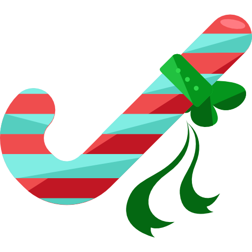 Candy cane icon