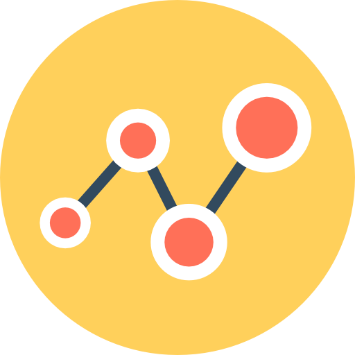 Line chart icon