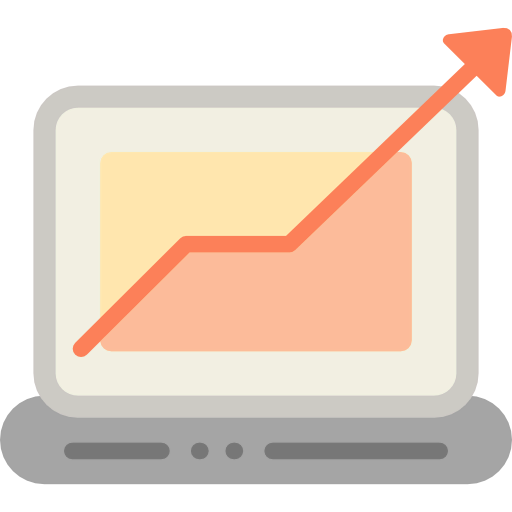 Line chart icon