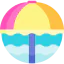 Sun umbrella ícono 64x64
