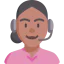 Call center agent icon 64x64