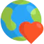 Планета земля иконка 64x64