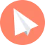 Paper plane アイコン 64x64