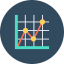 Line chart biểu tượng 64x64