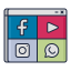 Social media icon 64x64