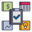 Media planning Symbol 64x64