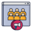 Viral marketing icon 64x64