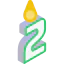 Birthday candle icon 64x64