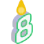 Birthday candle icon 64x64