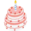 Birthday cake icon 64x64
