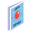 Birthday card icon 64x64