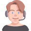 Call center agent icon 64x64