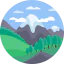 Mountains icon 64x64