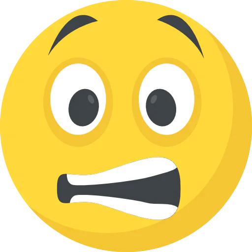Scared icon