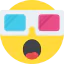 3d glasses icône 64x64